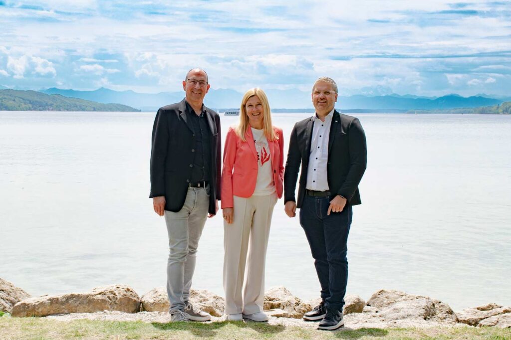 Die Schulleitung der FOS Starnberg, v.l.n.r.: OStD Anton Furtmayr, StDin Tanja Knorr und OStR Florian Zeindl